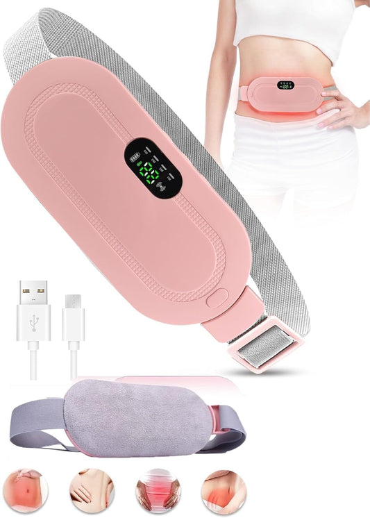 CrampFree™ Period Cramp Relief Massager with Heating Pad | Fast Heat Therapy for Menstrual Cramps, Belly & Lower Back Pain