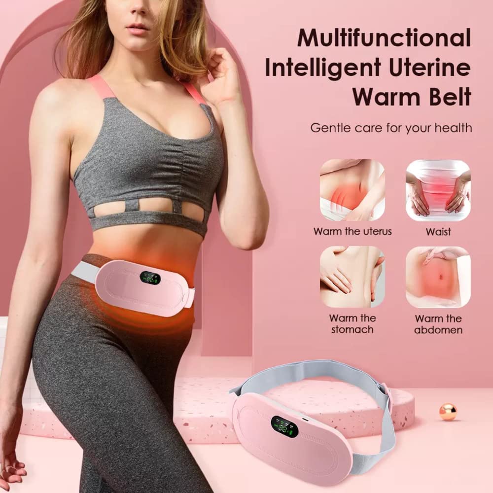 CrampFree™ Period Cramp Relief Massager with Heating Pad | Fast Heat Therapy for Menstrual Cramps, Belly & Lower Back Pain